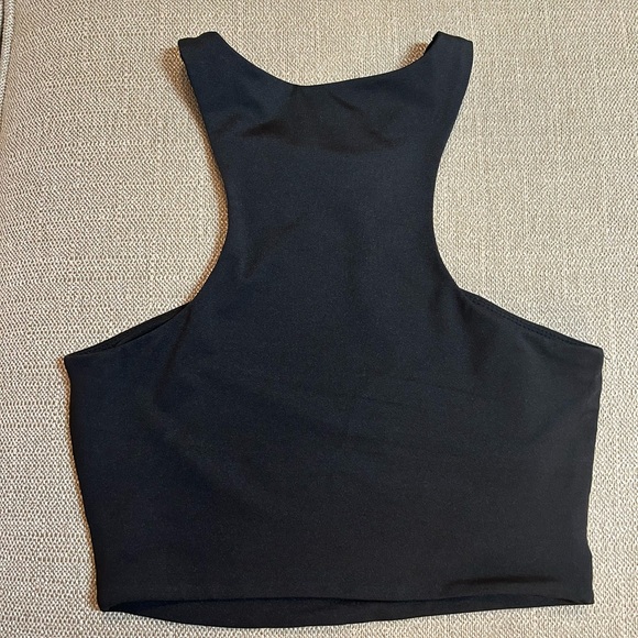 Princess Polly Tops - Princess Polly Black Sleeveless Women's Tank/Crop Top